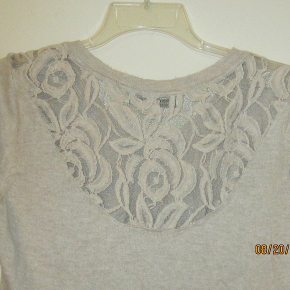 Lauren Conrad sweater, size med, tan - Picture 3 of 4